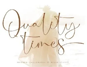 Quality Times font