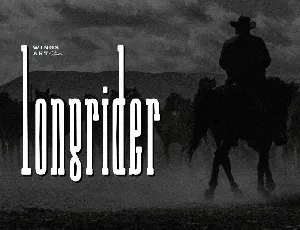 Long Rider Slab Serif font