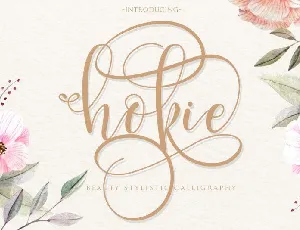 Hokie Calligraphy font