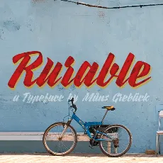 Rurable font