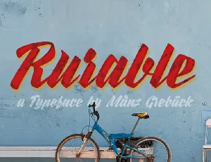 Rurable font