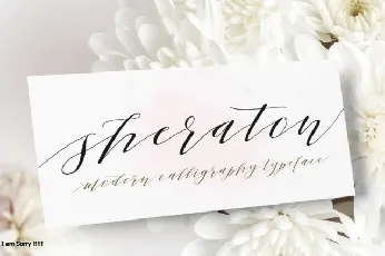 Sheraton Script font