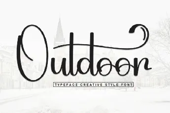 Outdoor Script font