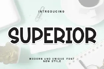 Superior Display font