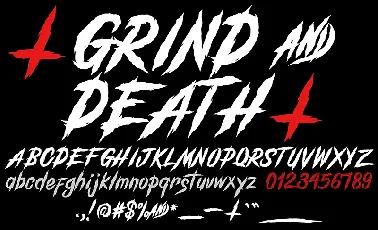 Grind And Death font