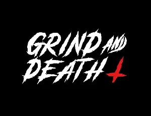 Grind And Death font