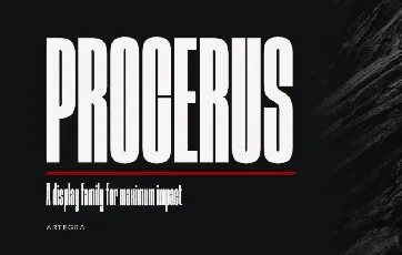 Procerus Family font