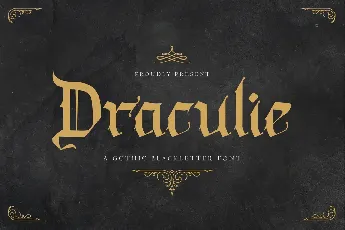 Draculie Free Trial font