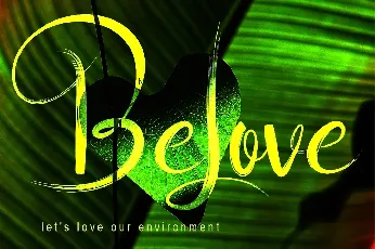 Belove font