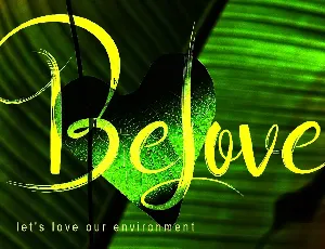 Belove font