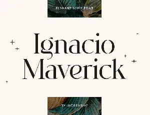 IgnacioMaverick font
