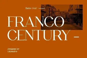 FRANCO CENTURY font