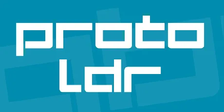 Proto LDR font