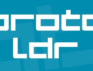 Proto LDR font