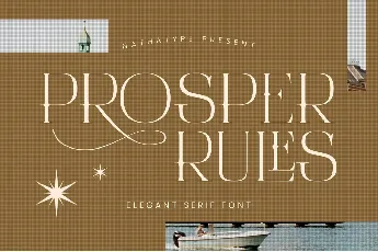 Prosper Rules font