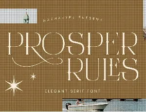 Prosper Rules font