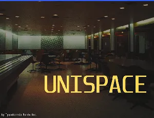 Unispace font