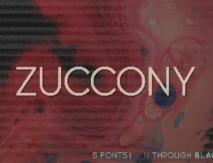 Zuccony font