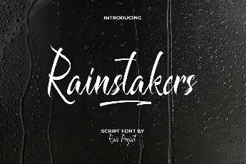 Rainstakers font