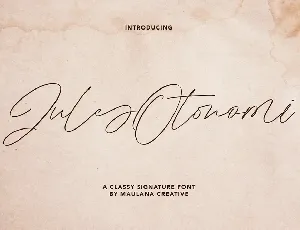 Jules Otonomi font