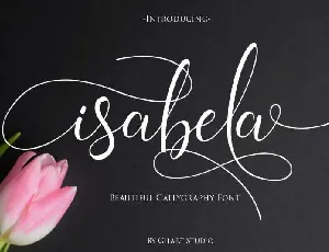 Isabela Calligraphy font