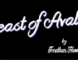 Beast of Avalon font