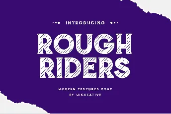 Rough Riders font