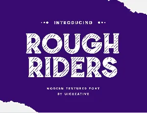 Rough Riders font