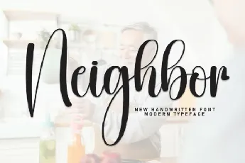 Neighbor Script font