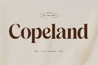 Copeland font