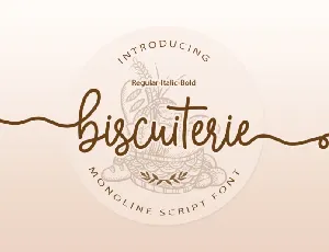 Biscuiterie font