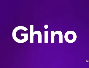 Ghino Family font