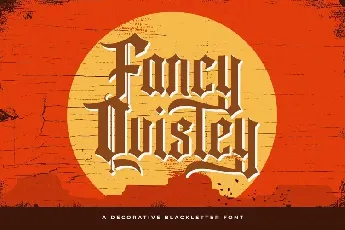 Fancy Quisley font