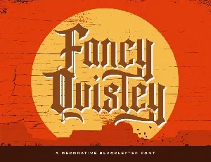 Fancy Quisley font