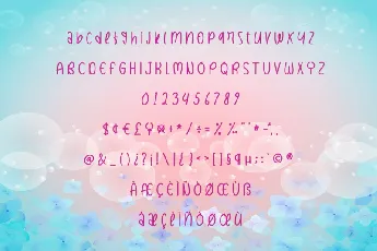 Rainbow Butterfly font