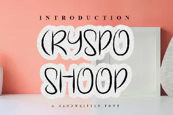 Cryspo Shoop Display font