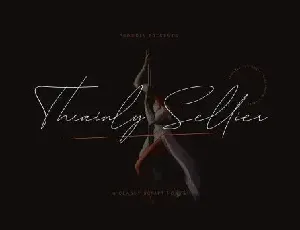 Thrainly Sellier Handwritten font