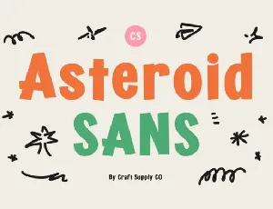 CS Asteroid font