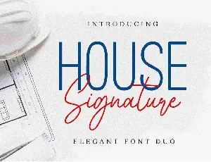 House Signature font