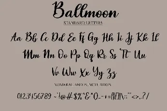 Ballmoon font