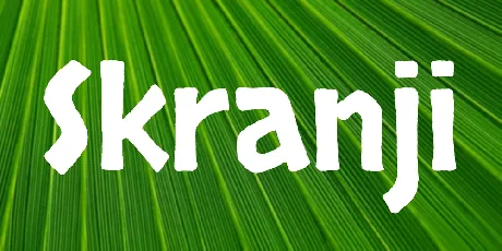 Skranji font