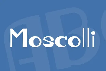 Moscolli font