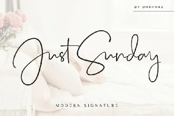 Just Sunday font