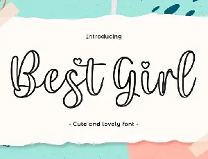 Best Girl font