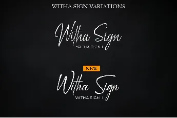 Witha Sign font