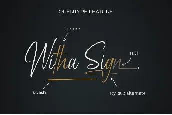 Witha Sign font