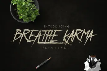 Breathe Karma Typeface font