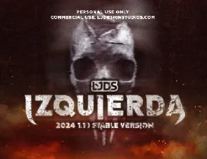 Izquerda 2024 font