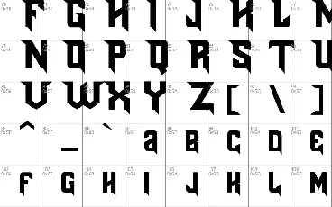 Blades font