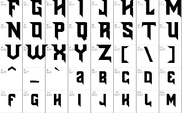 Blades font